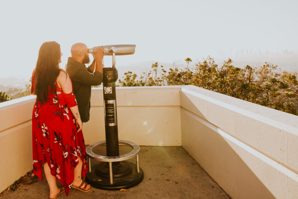 griffith observatory engagement session  | best southern california engagement locations