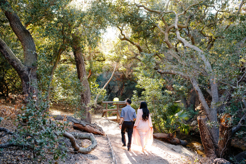 oak canyon nature center engagement session  | best southern california engagement locations