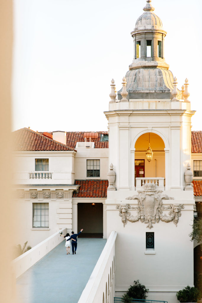 pasadena city hall elopement | best southern california engagement locations