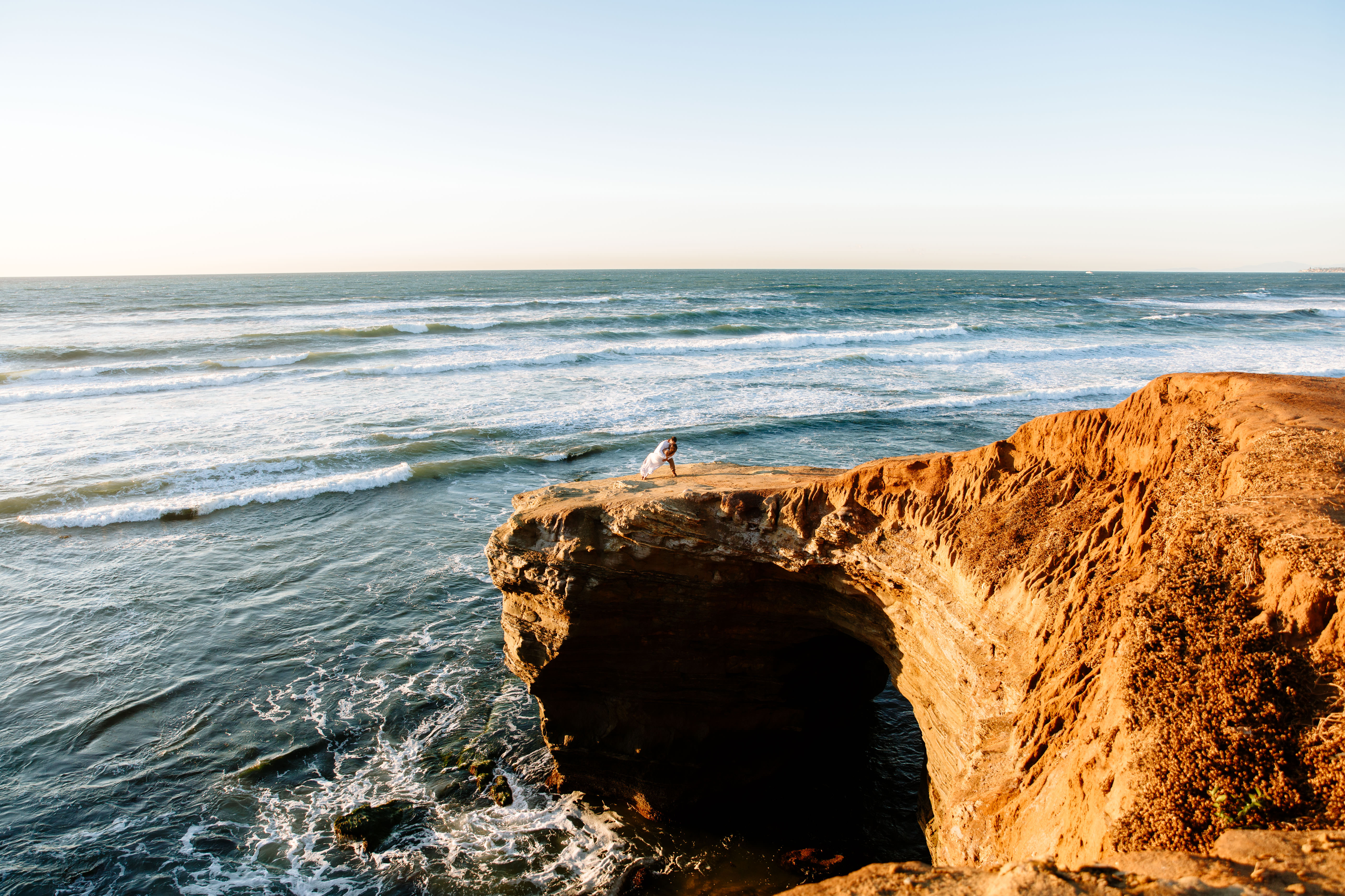 sunset cliffs elopement photographer | best southern california engagement locations | sunset cliffs engagement