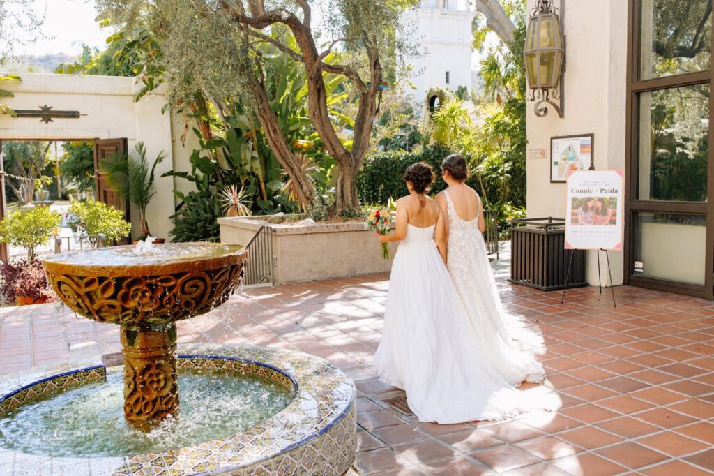 LA River Center & Gardens Couple Wedding Photos
