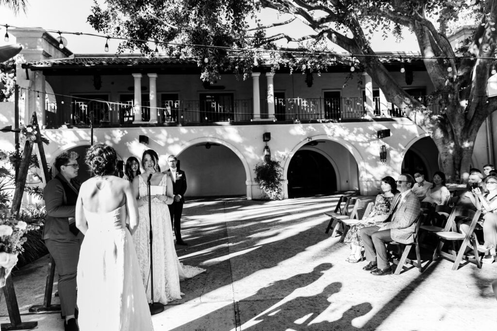 LA River Center & Gardens Ceremony Wedding Photos