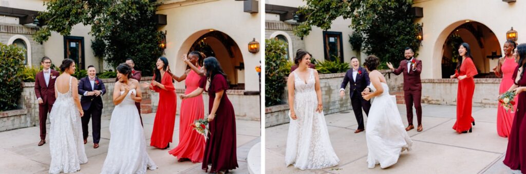 LA River Center & Gardens Reception Detail Wedding Photos