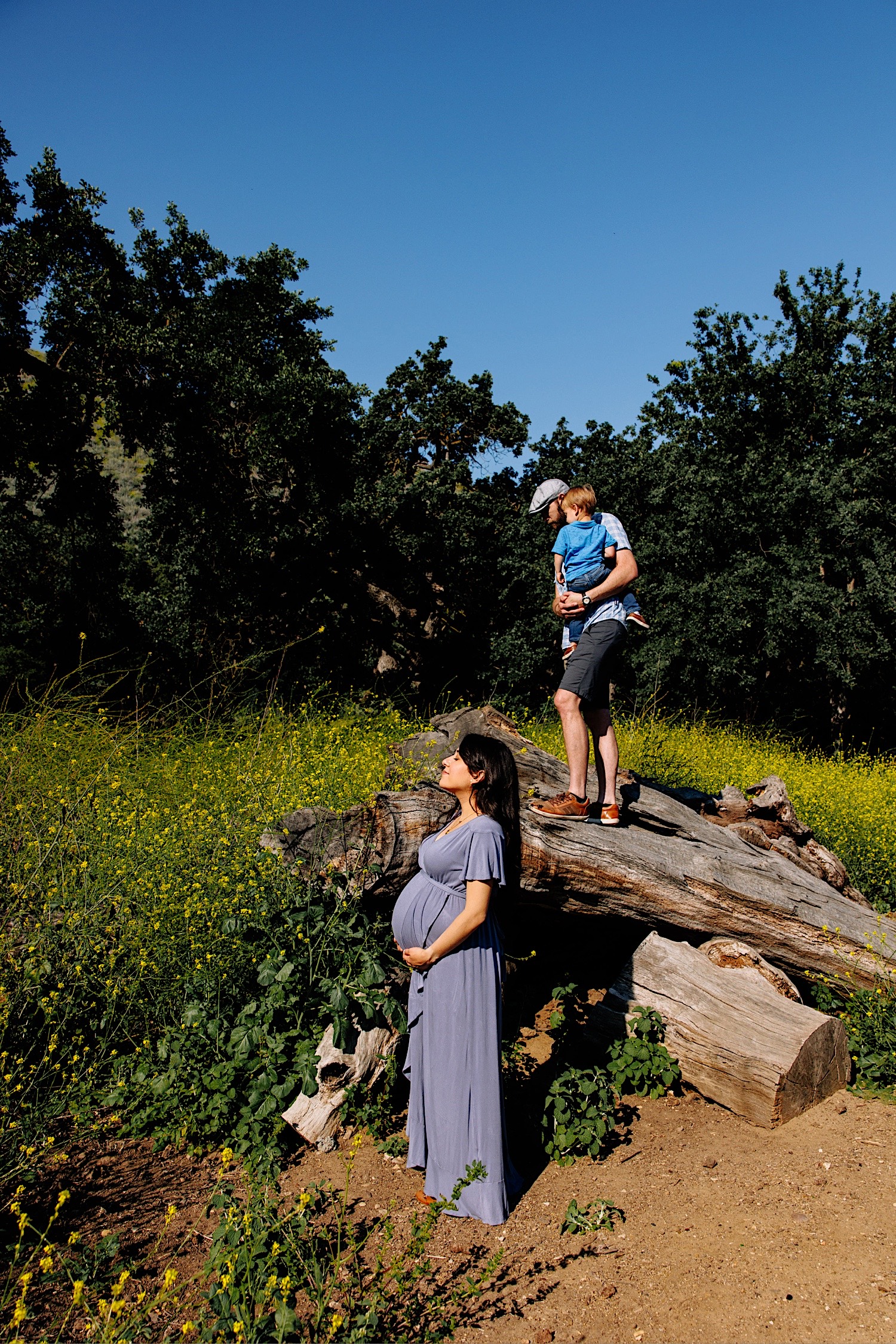 family maternity photoshoot California