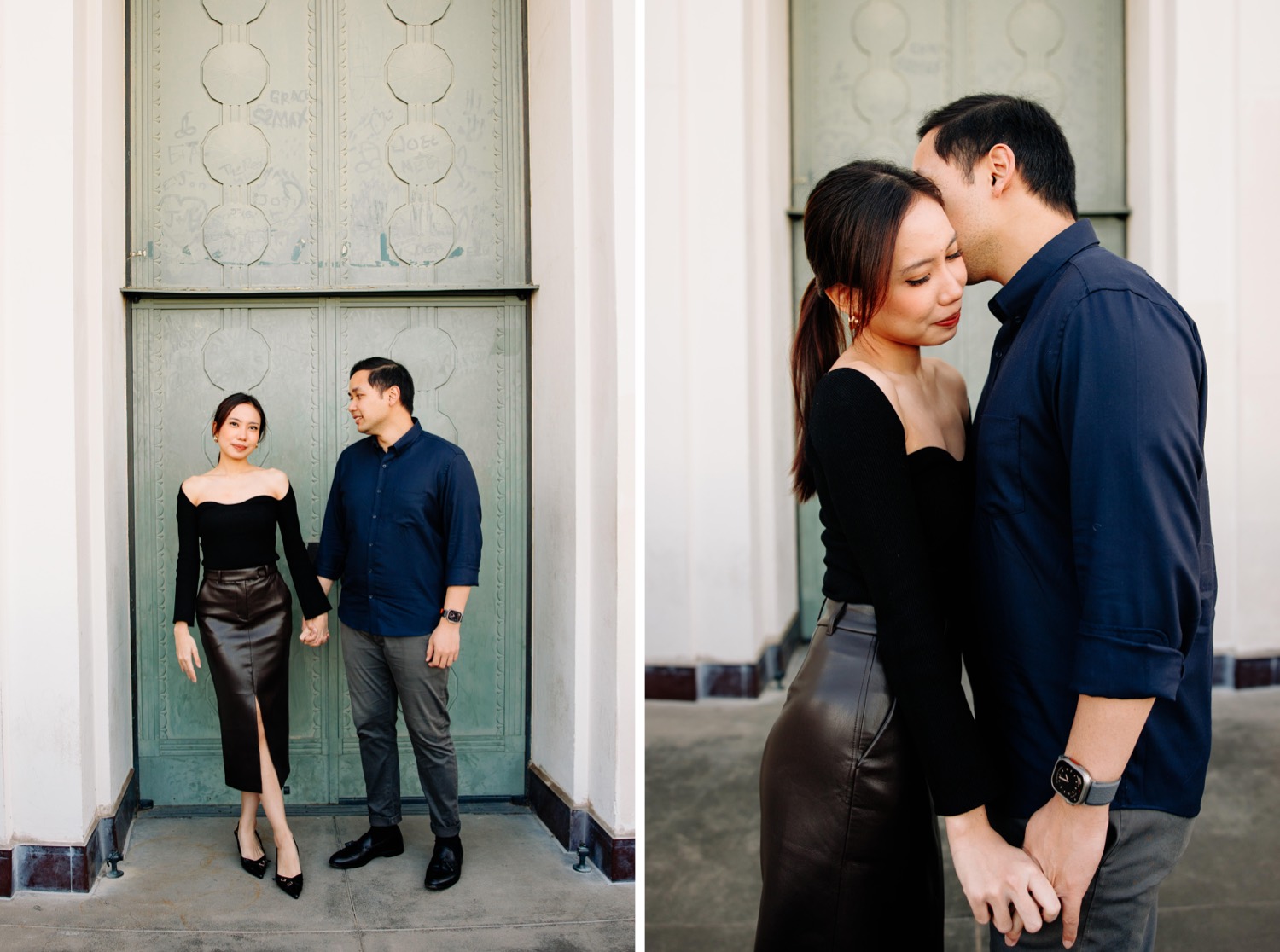 Griffith Observatory engagement session by Magaly Barajas photography