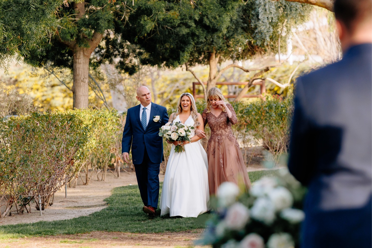 outdoor wedding ceremony in Temecula