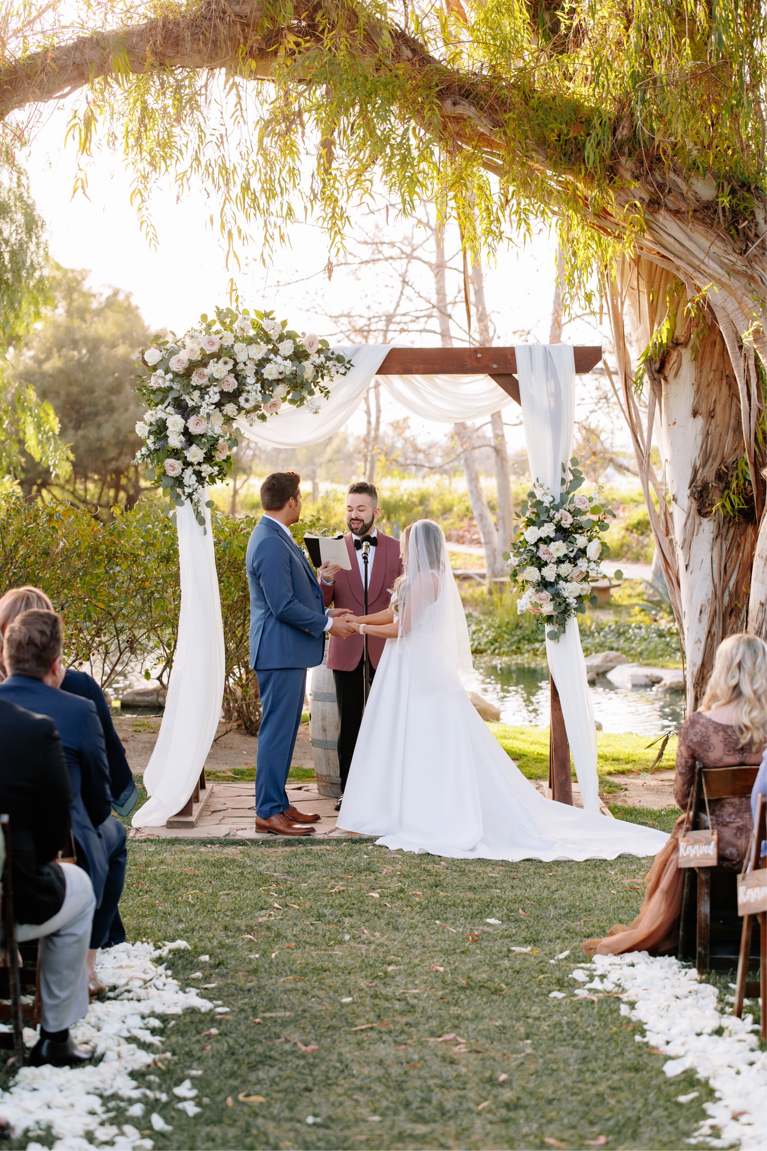 outdoor wedding ceremony in Temecula