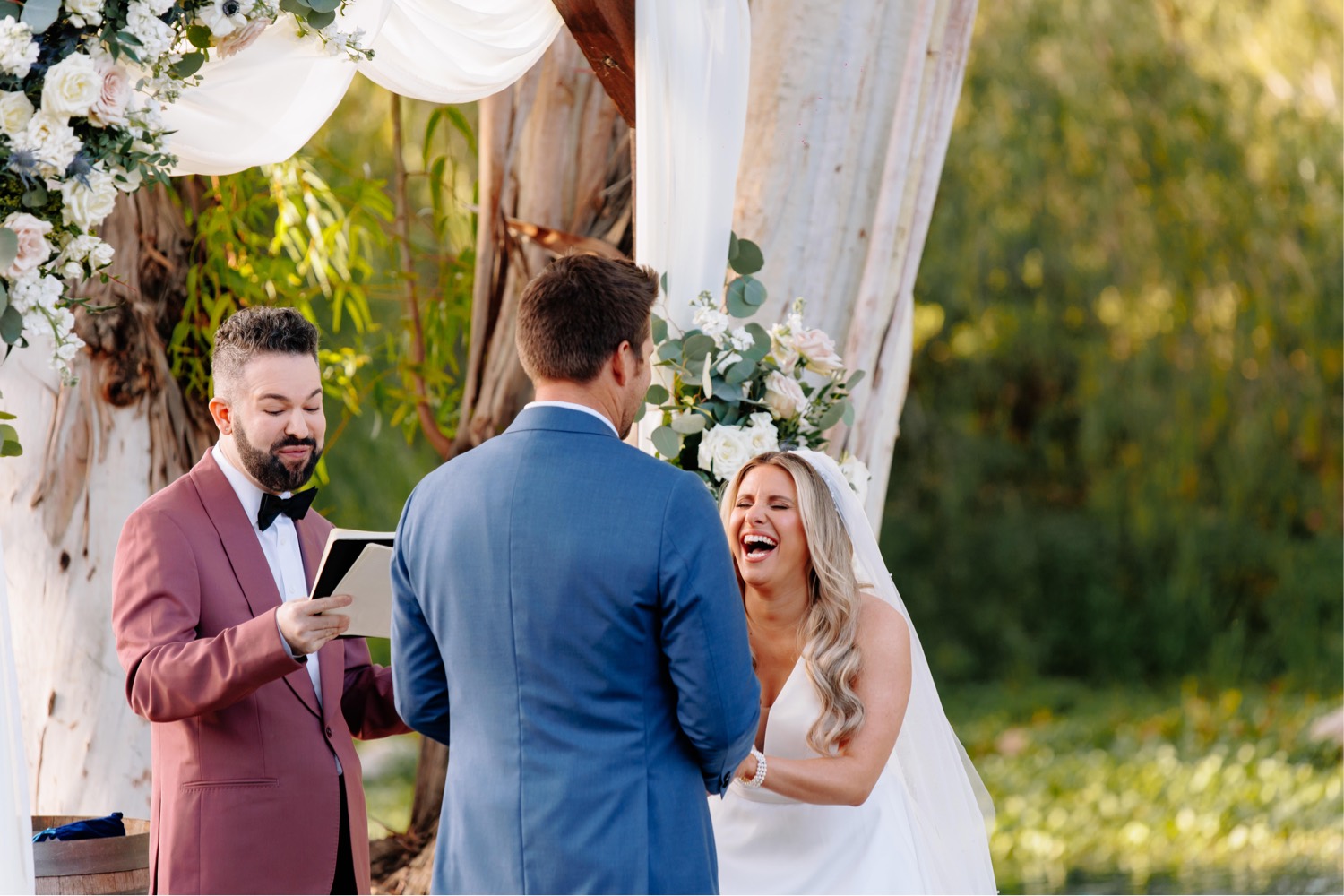 outdoor wedding ceremony in Temecula