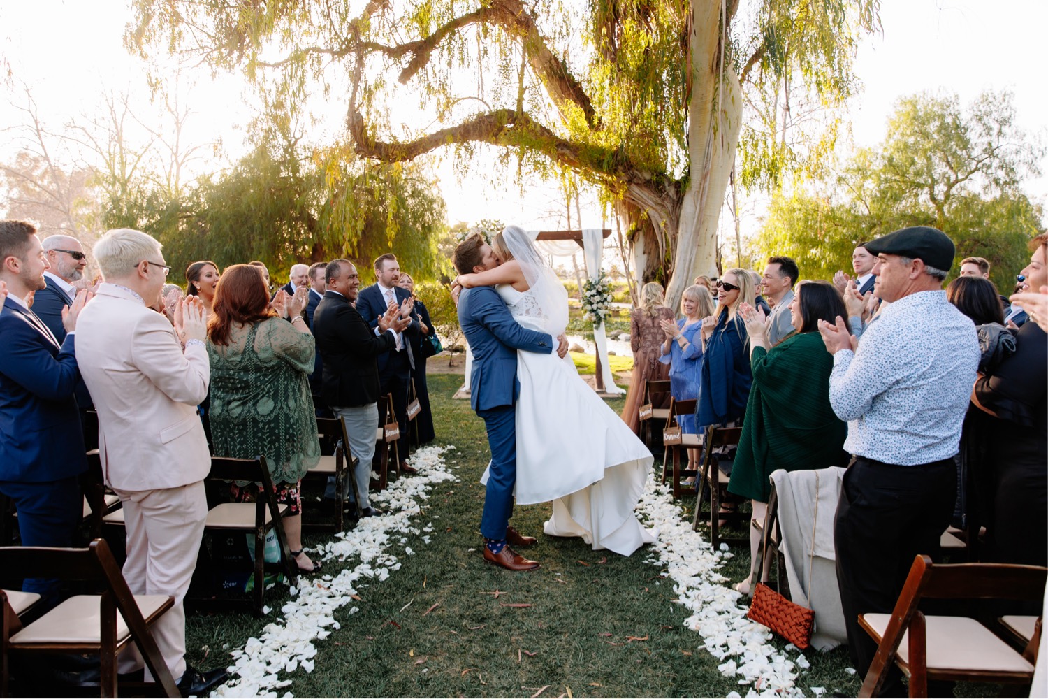 outdoor wedding ceremony in Temecula