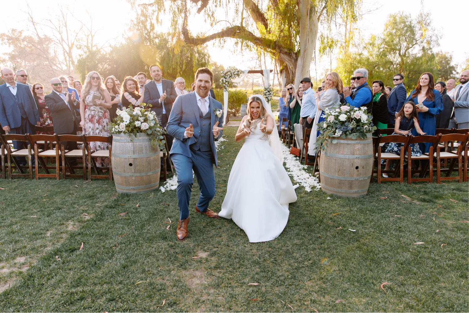 outdoor wedding ceremony in Temecula