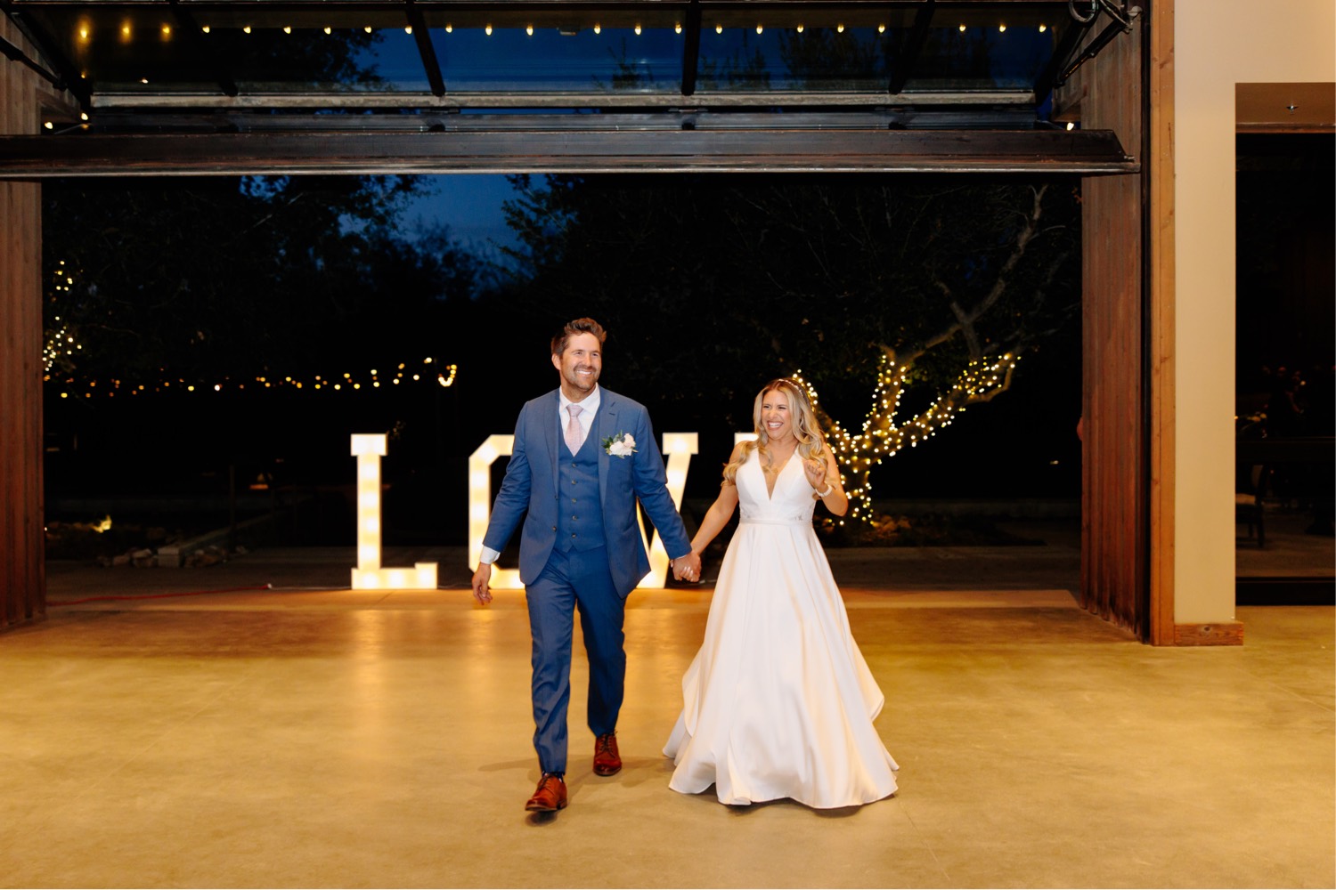 wedding reception at Temecula venue