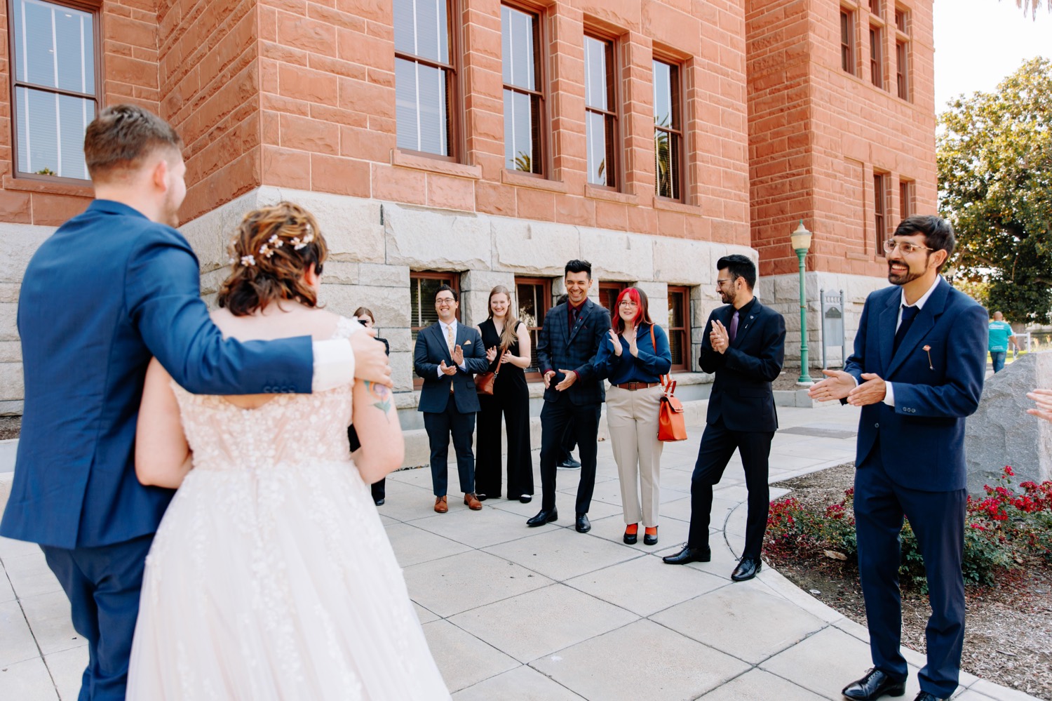 wedding at the Orange County Courthouse