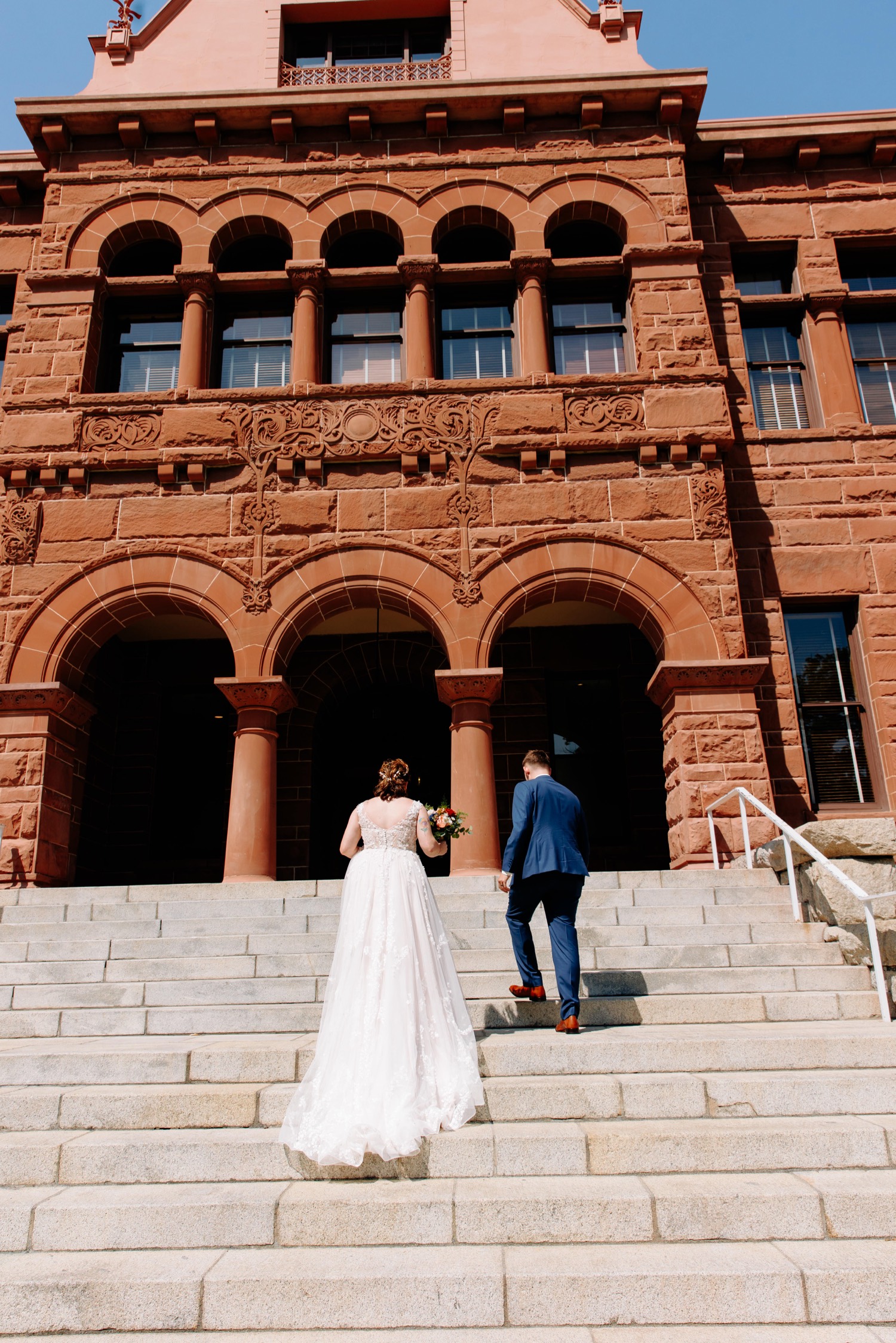 wedding at the Orange County Courthouse