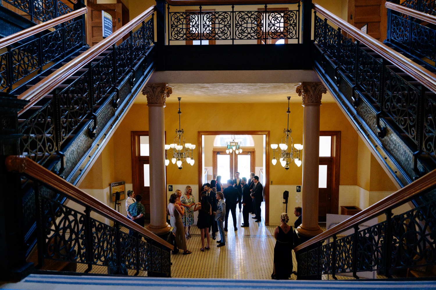 wedding at the Orange County Courthouse