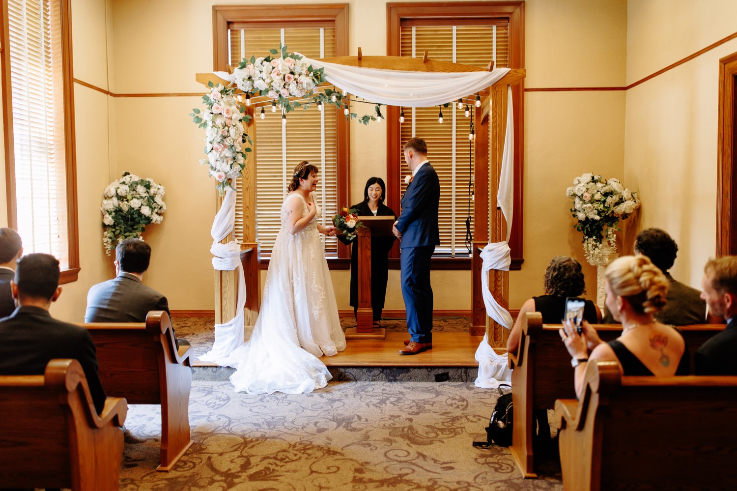 wedding at the Orange County Courthouse