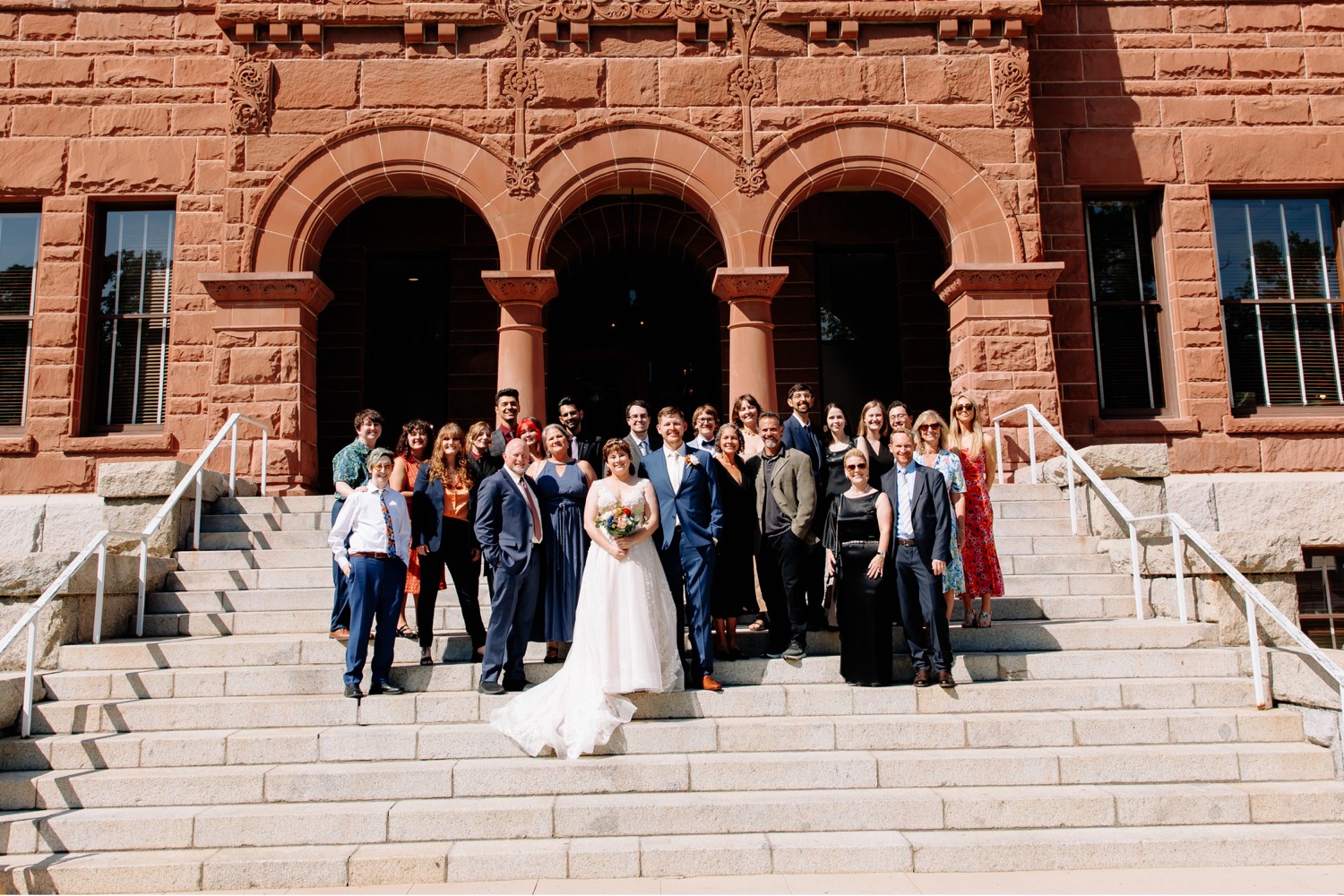 wedding at the Orange County Courthouse