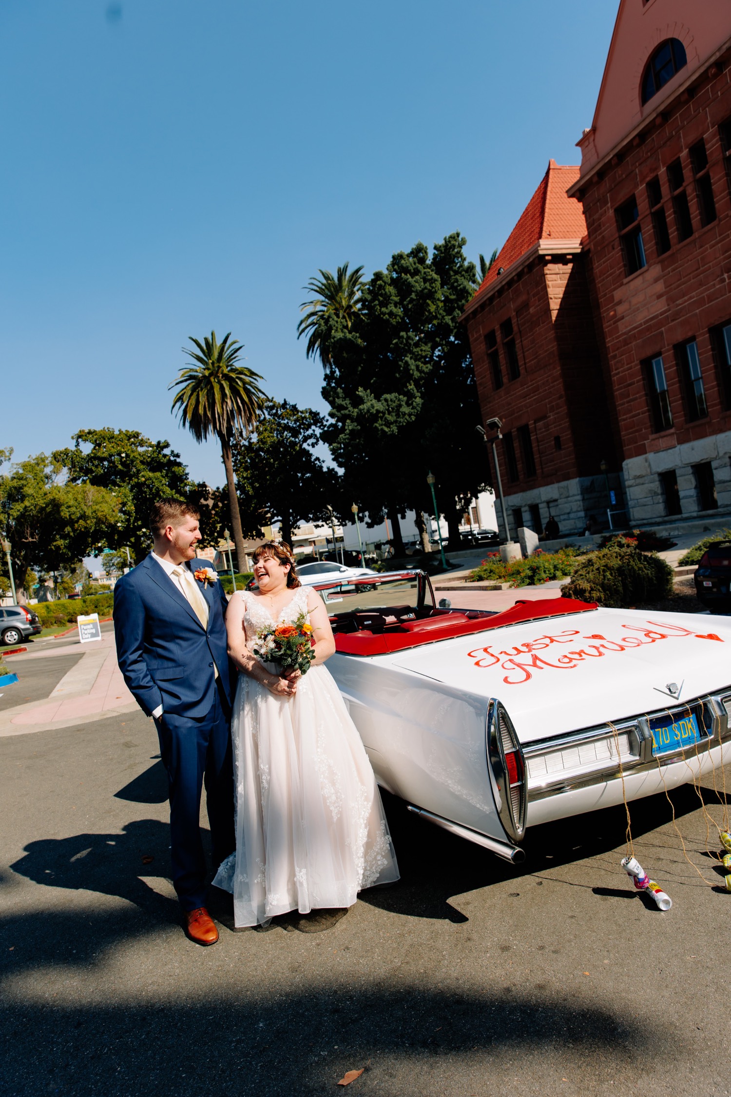 Just Married car decorations