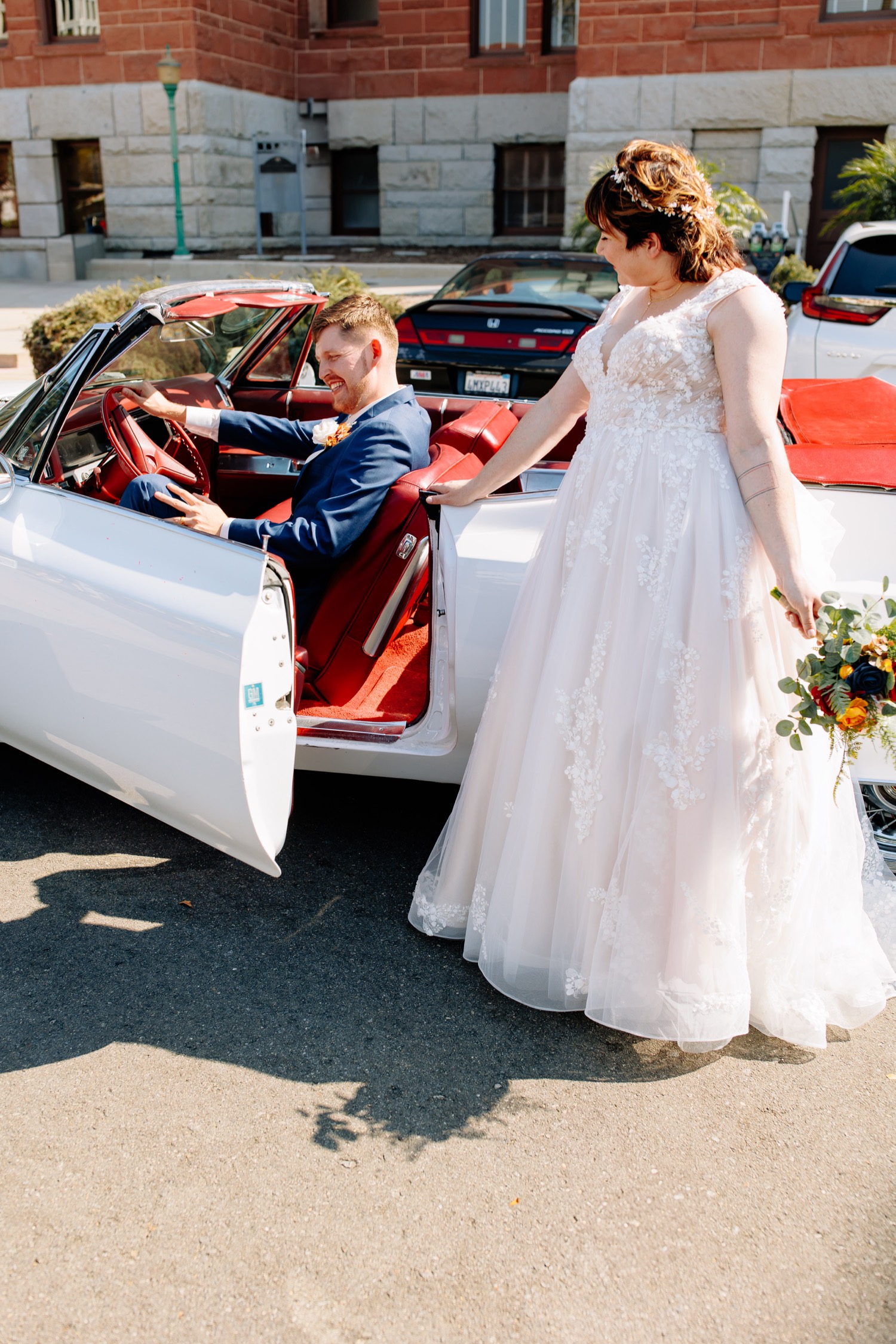 Just Married car decorations