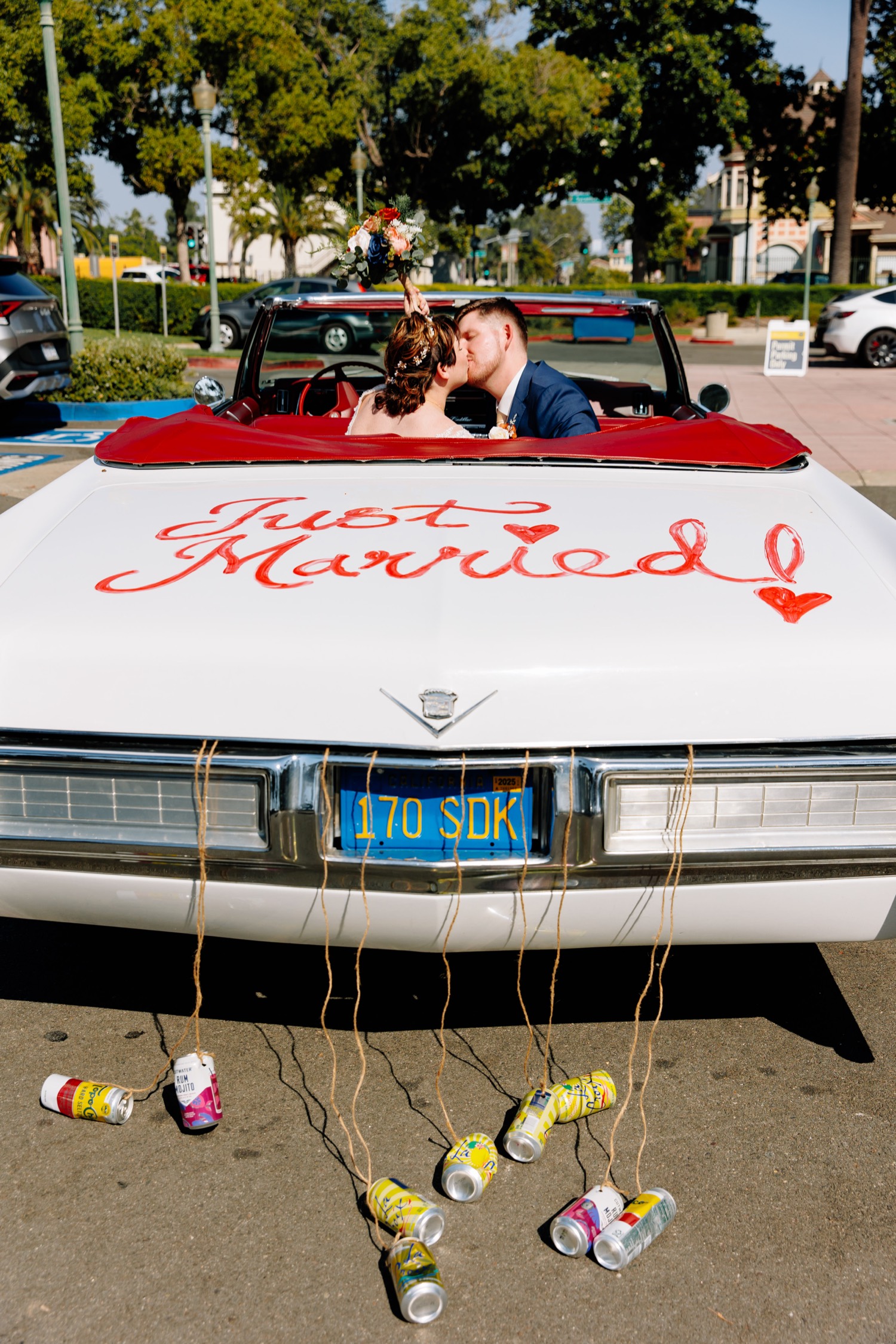 Just Married car decorations