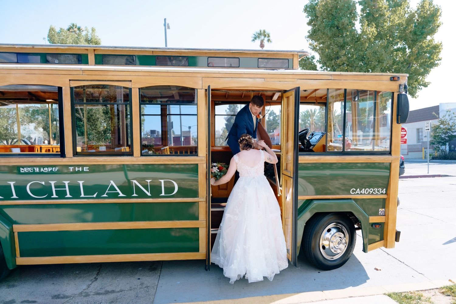 wedding trolley California