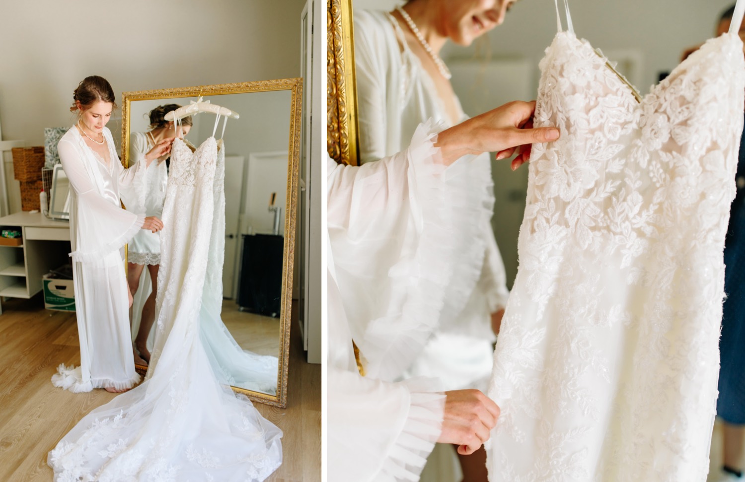 bride getting ready