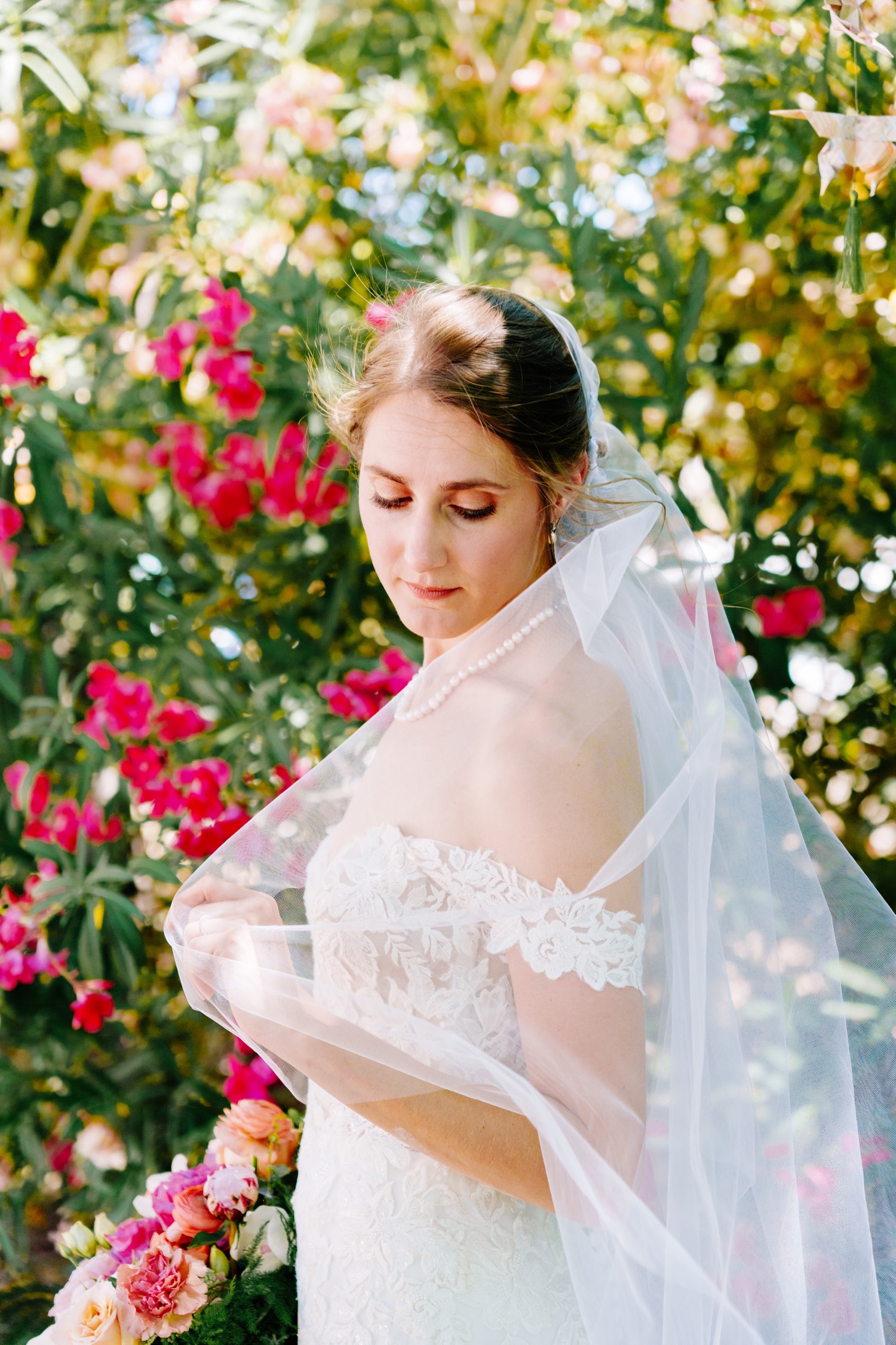 outdoor bridal portraits