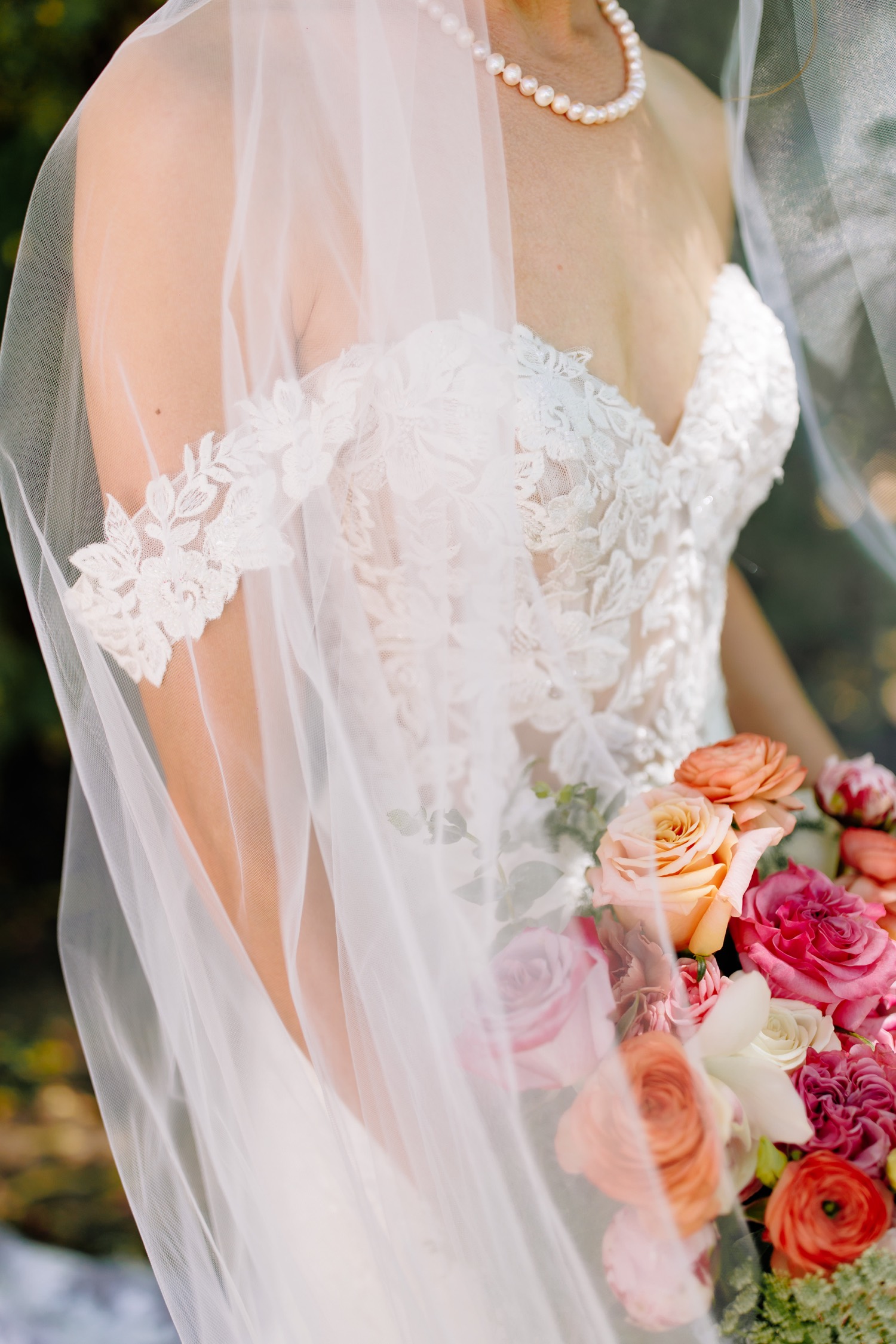 outdoor bridal portraits