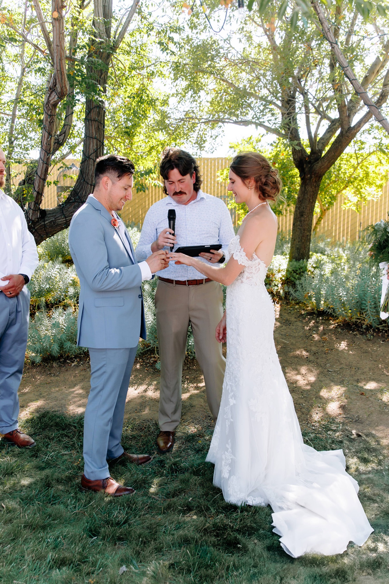 outdoor wedding ceremony in Southern California