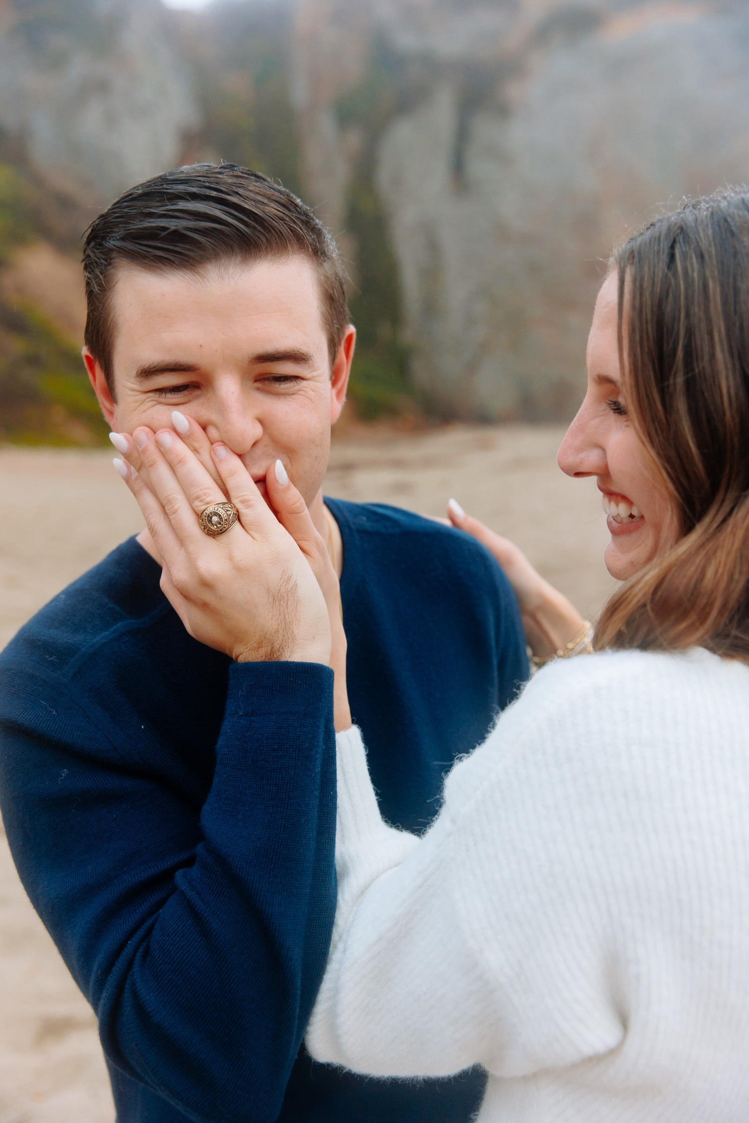 Aggie Proposal; Point Dume Malibu