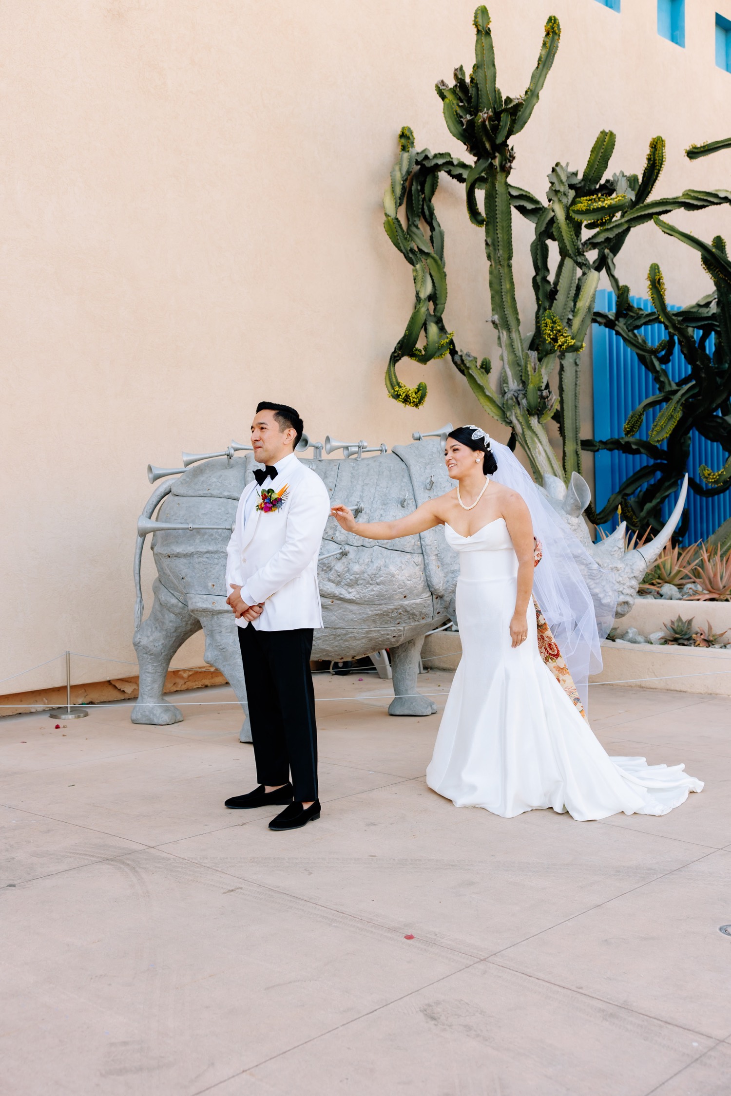 Southern California museum wedding