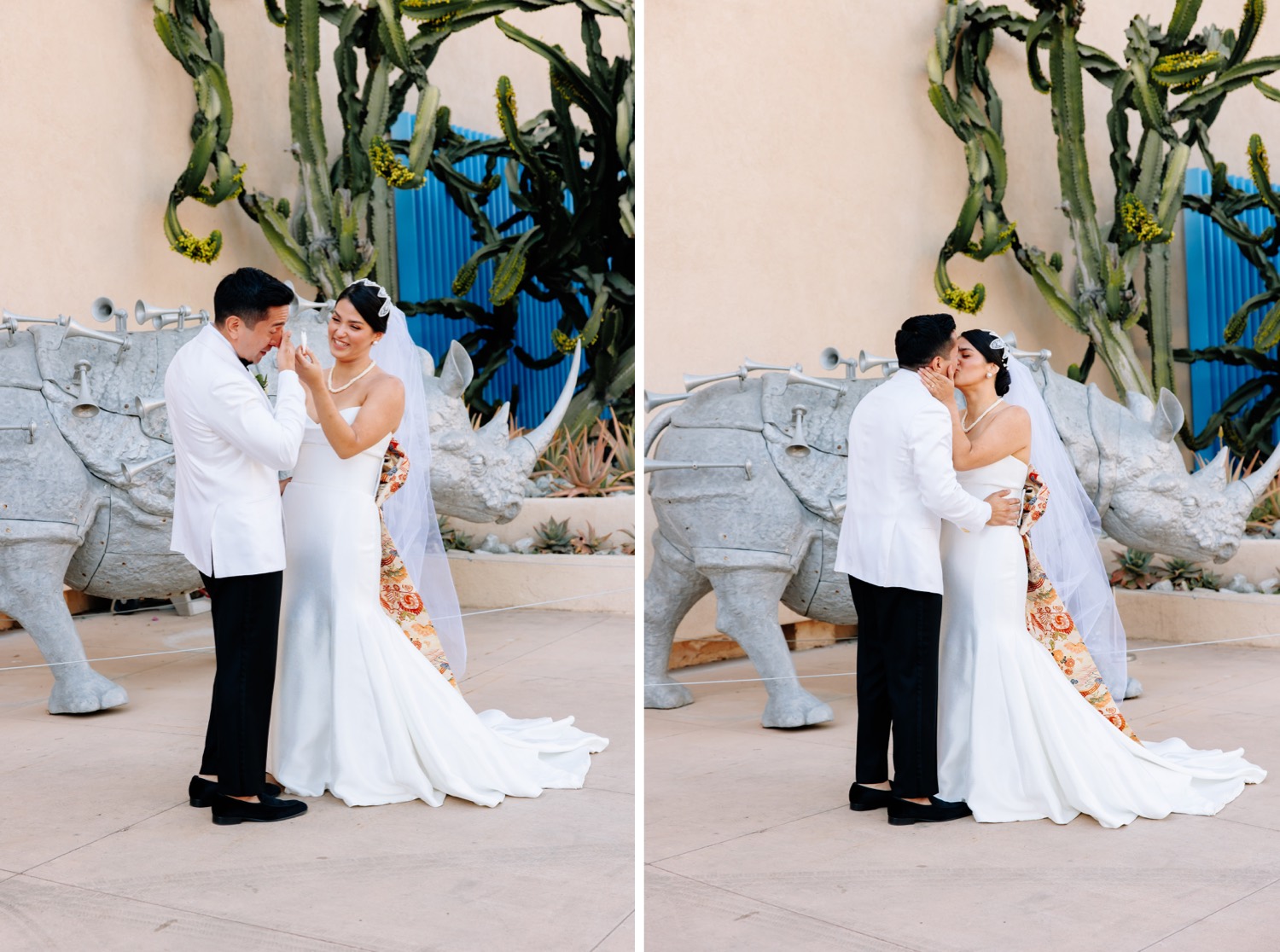 multicultural fusion wedding a the Museum of Latin American Art (MOLAA) Long Beach