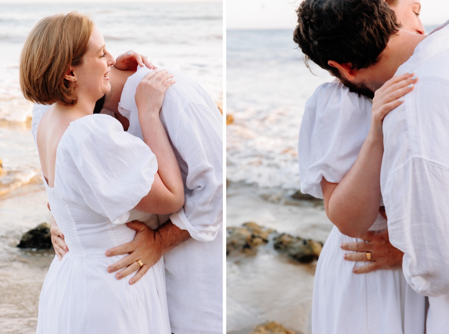 Malibu beach engagement and anniversary photos