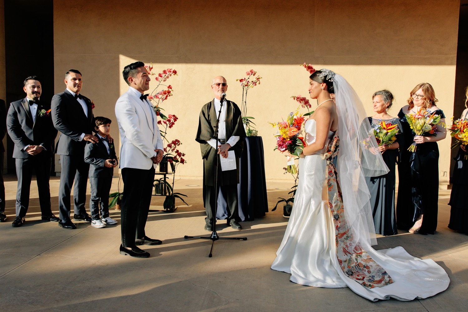 multicultural fusion wedding a the Museum of Latin American Art (MOLAA) Long Beach