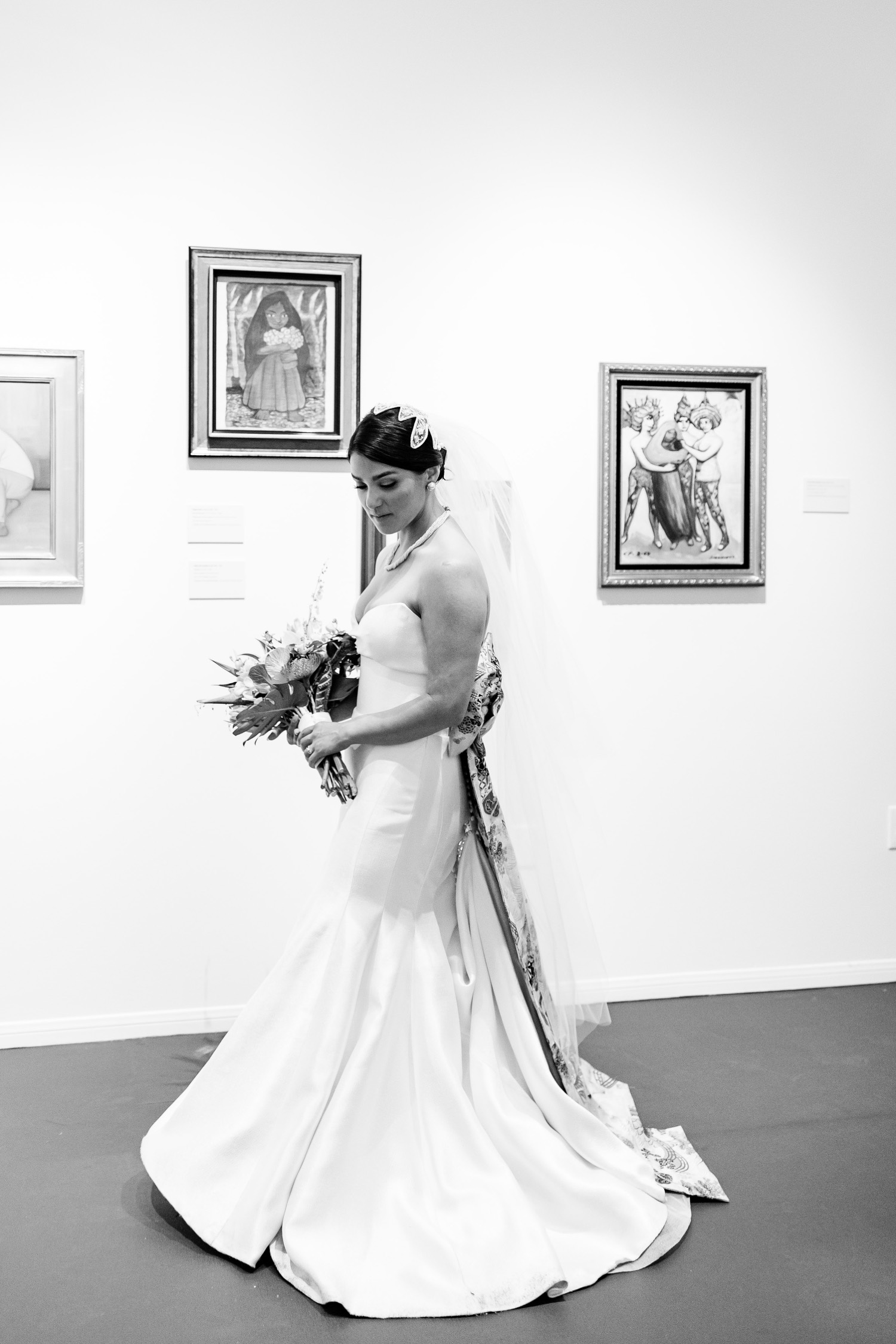 Southern California museum wedding