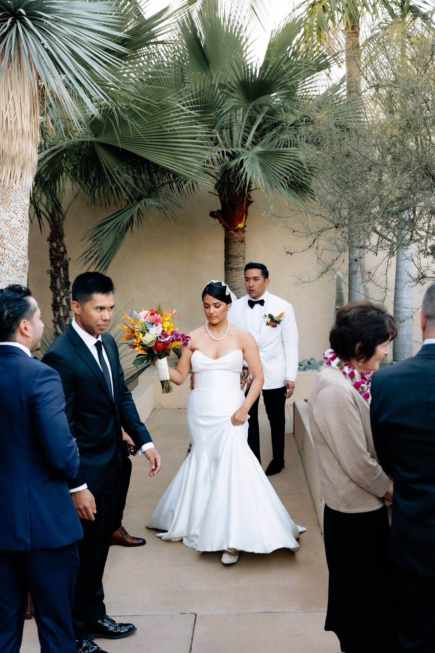 multicultural fusion wedding a the Museum of Latin American Art (MOLAA) Long Beach