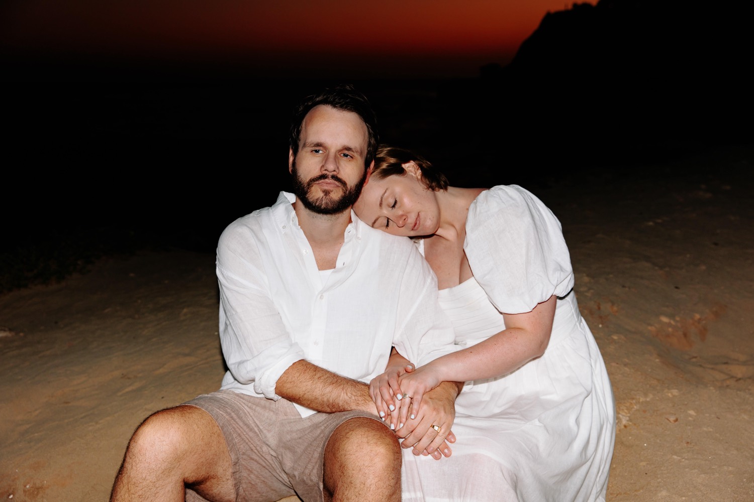 Malibu beach engagement and anniversary photos