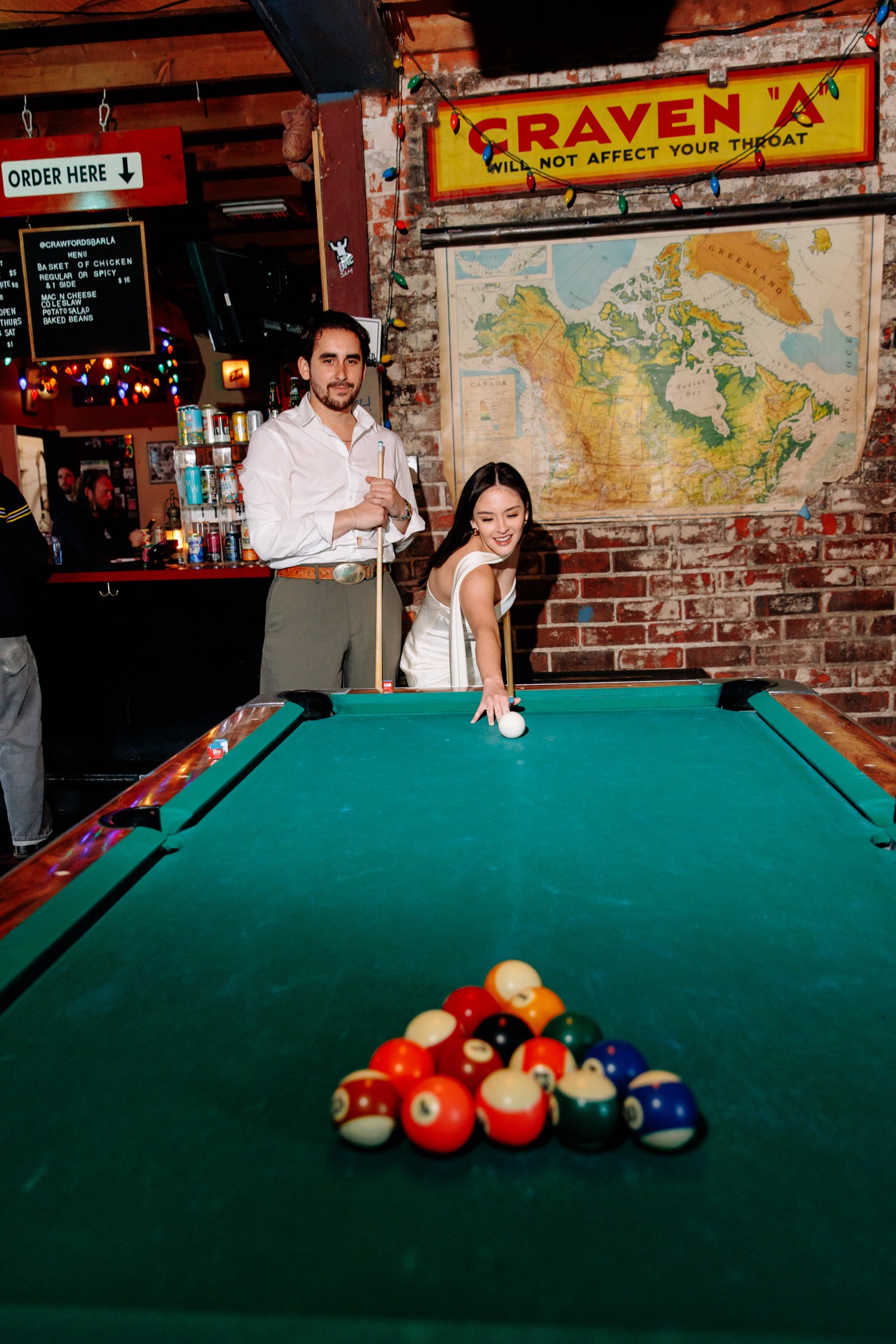 bar photoshoot at Crawford's Los Angeles