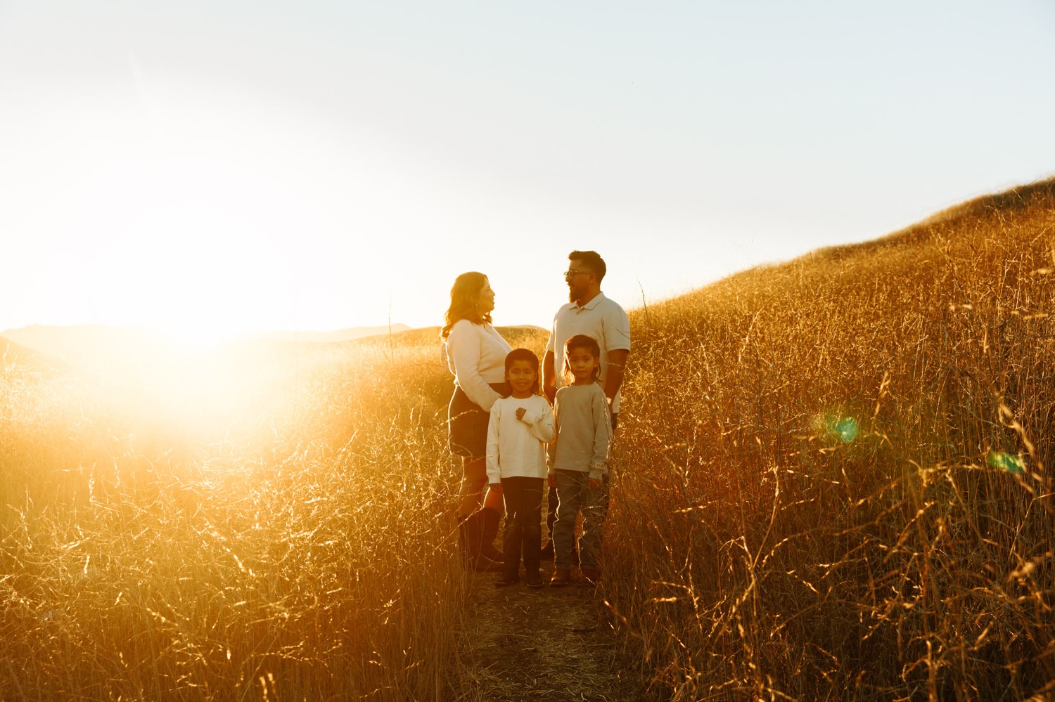 hiking family maternity session at Victory Trailhead, Ventura, CA