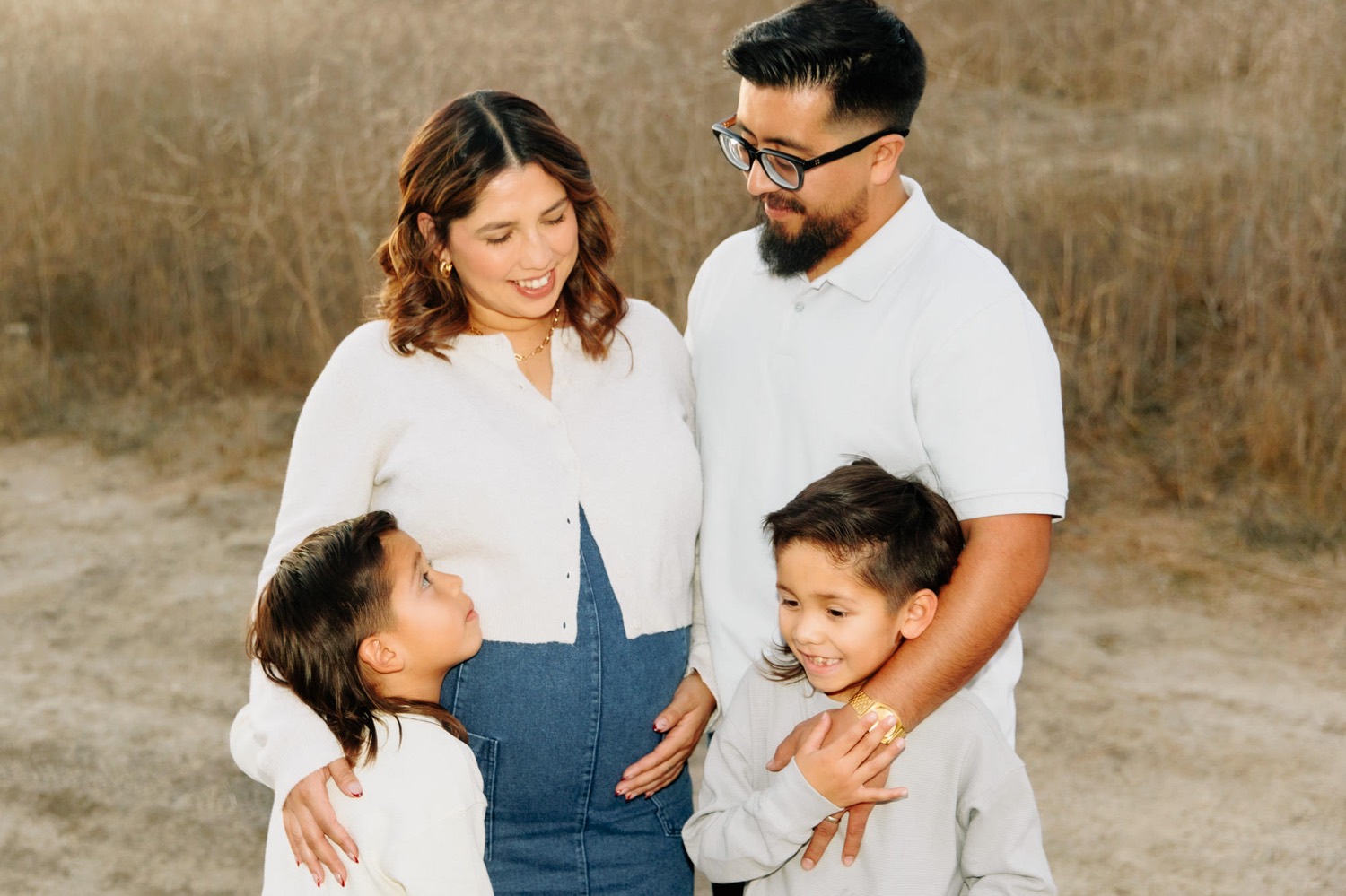hiking family maternity session at Victory Trailhead, Ventura, CA